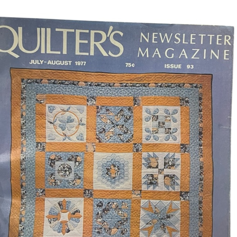 Quilter's Newsletter Magazine Lot of 5 Issues 1977 VINTAGE Fun Patterns! - Picture 3 of 12
